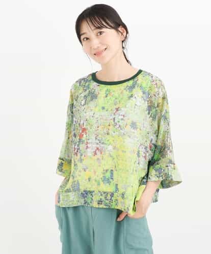 RBBIT20230 HIROKO BIS 【洗える】ボックスシルエットシアートップス