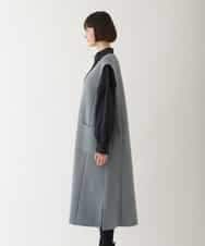 RBEAV02430 HIROKO BIS(ヒロコ ビス) ウールリバージャンパースカート グレー