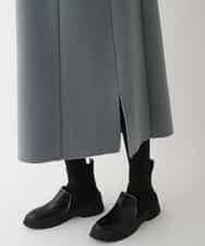 RBEAV02430 HIROKO BIS(ヒロコ ビス) ウールリバージャンパースカート グレー