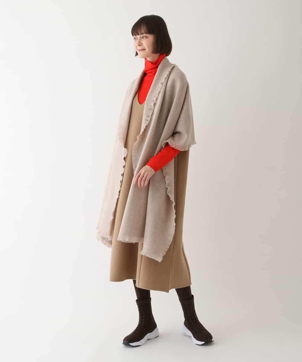 RBEAV02430 HIROKO BIS(ヒロコ ビス) ウールリバージャンパースカート グレー