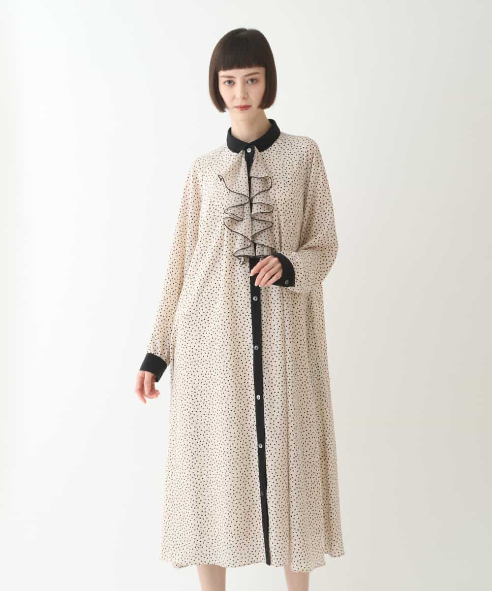 ドット柄ワンピース /洗える /2WAY(ワンピース) | HIROKO BIS(ヒロコ 