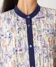 RBEDD07490 HIROKO BIS(ヒロコ ビス) 【先行予約】アイリスモチーフタックワンピース アイボリー