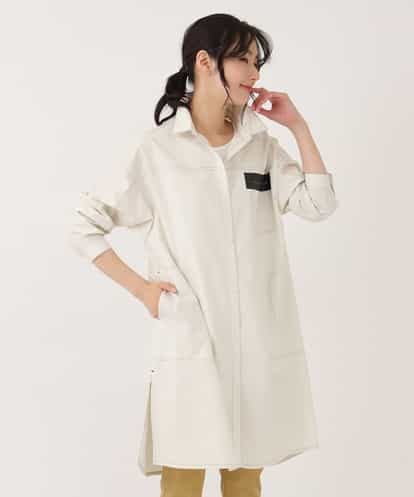 RBEFP10290 HIROKO BIS 【洗濯機で洗える】ステッチシャツドレス