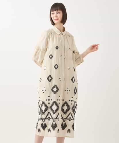RBEGA11530 HIROKO BIS エスニックモチーフドレス