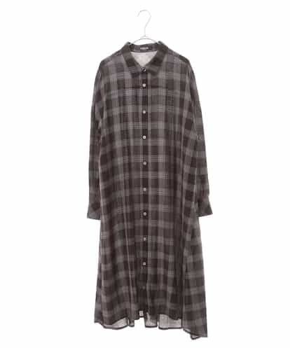 RBELK06290 HIROKO BIS チェックシャツワンピース