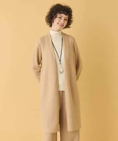 RBFAA20430 HIROKO BIS ヘアリーロングニットカーディガン