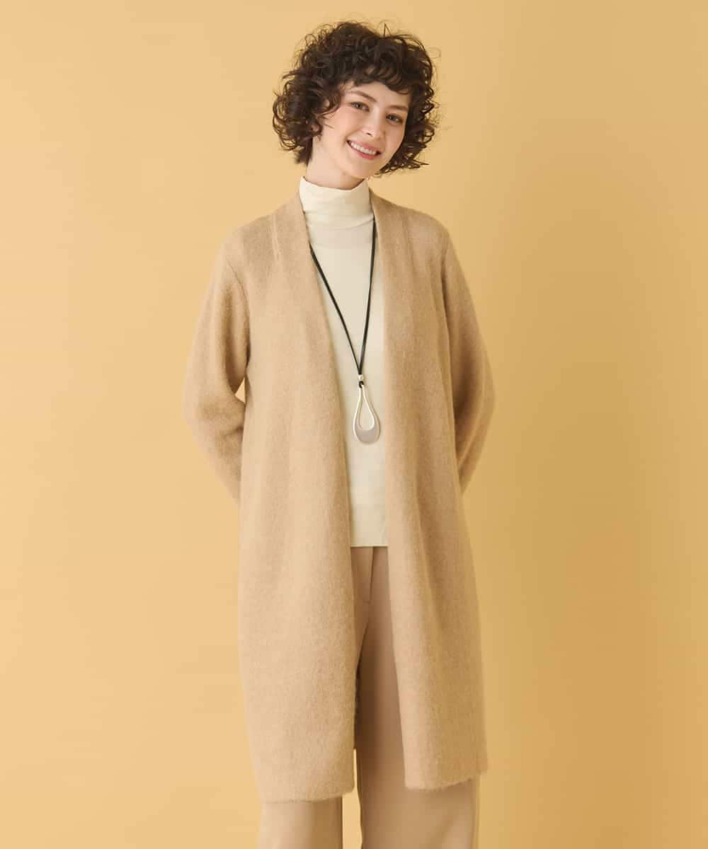 ヘアリーロングニットカーディガン(カーディガン) | HIROKO BIS(ヒロコ