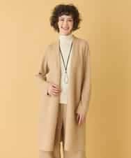 RBFAA20430 HIROKO BIS(ヒロコ ビス) ヘアリーロングニットカーディガン グレー