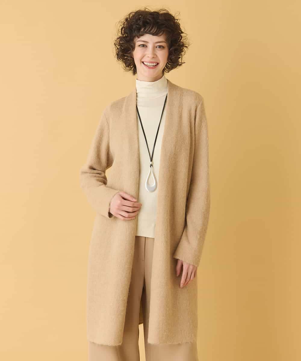 ヘアリーロングニットカーディガン(カーディガン) | HIROKO BIS(ヒロコ