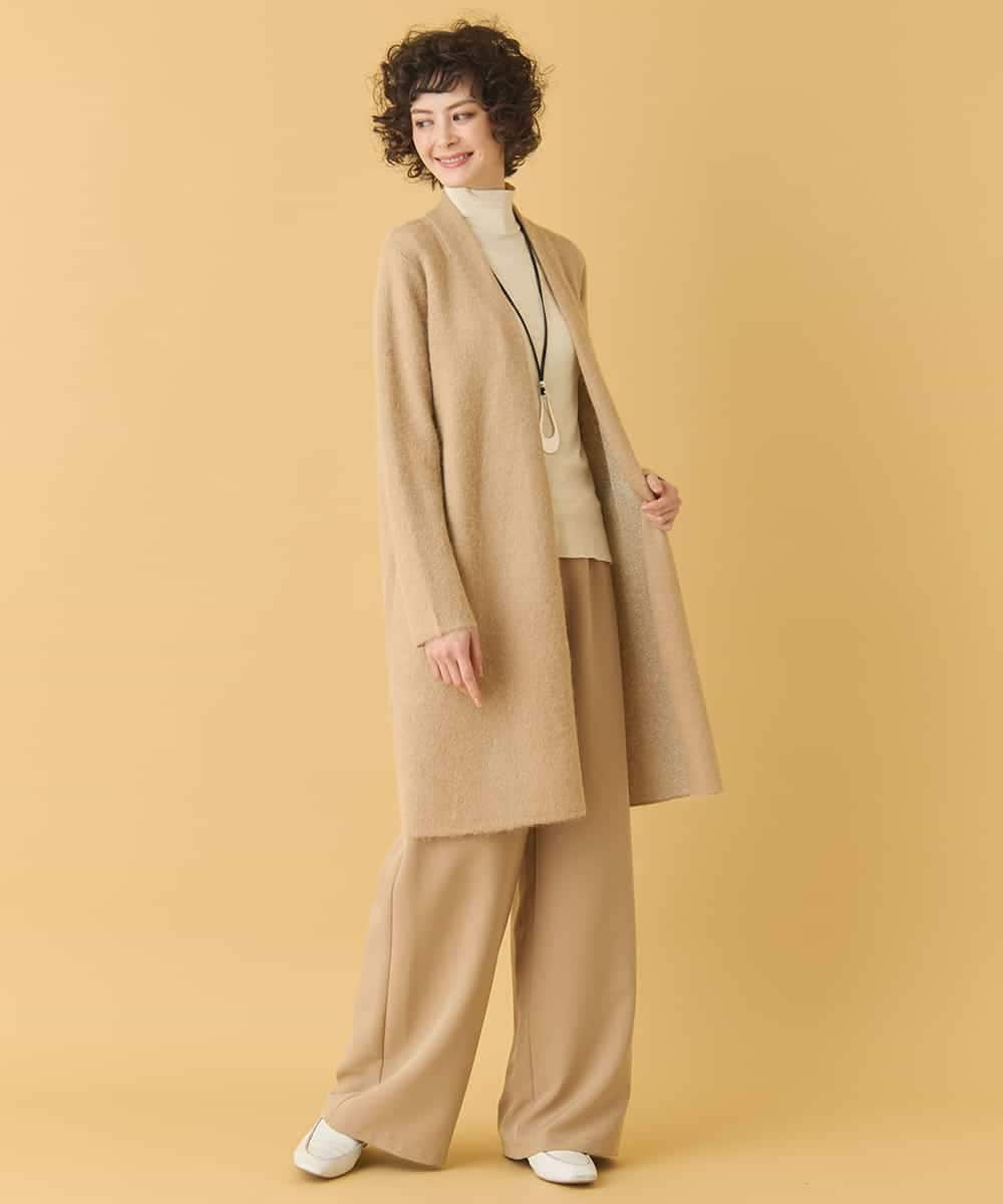 ヘアリーロングニットカーディガン(カーディガン) | HIROKO BIS(ヒロコ