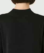 RBFAD31360 HIROKO BIS(ヒロコ ビス) 異素材ジョイントニットプルオーバー ブラック