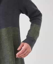 RBFAD37390 HIROKO BIS(ヒロコ ビス) プレーティング刺繍ニットロングカーディガン グレー