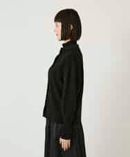 RBFAE45360 HIROKO BIS(ヒロコ ビス) スタッズアクセントニットカーディガン ブラック