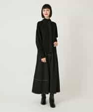 RBFAE45360 HIROKO BIS(ヒロコ ビス) スタッズアクセントニットカーディガン ブラック