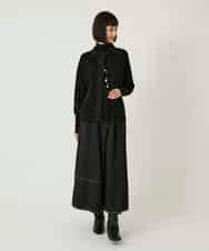 RBFAE45360 HIROKO BIS(ヒロコ ビス) スタッズアクセントニットカーディガン ブラック