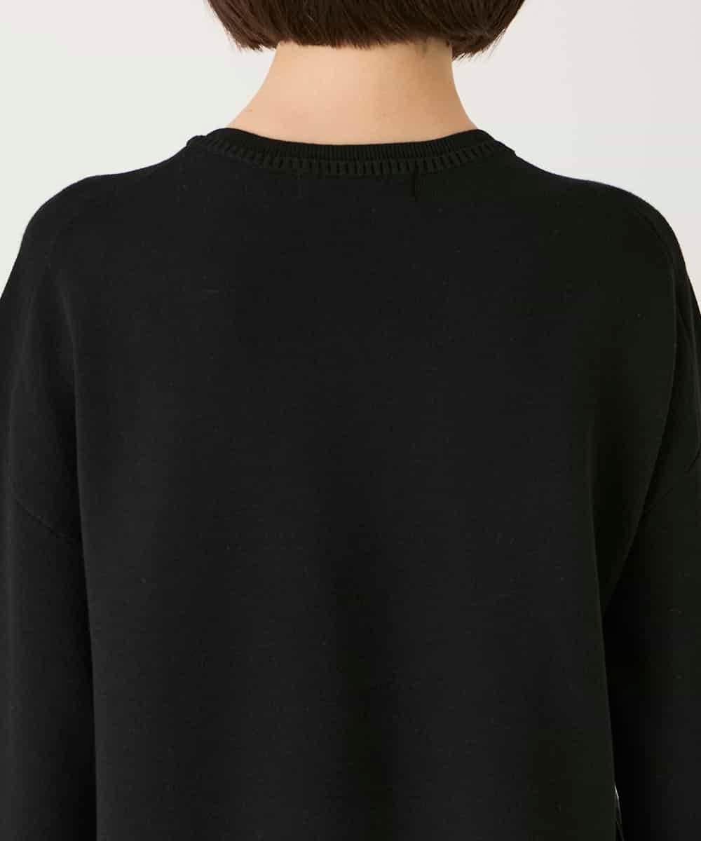 RBFAE46390 HIROKO BIS(ヒロコ ビス) スタッズアクセントニットチュニック ブラック