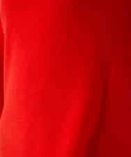 RBFAE47230 HIROKO BIS(ヒロコ ビス) リブネックデザインウールニットプルオーバー レッド