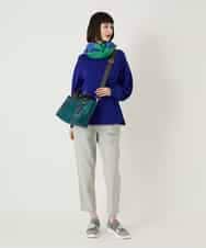 RBFAE47230 HIROKO BIS(ヒロコ ビス) リブネックデザインウールニットプルオーバー レッド