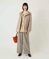 RBFAE50330 HIROKO BIS(ヒロコ ビス) ニュアンス刺繍アクセントニットプルオーバー ベージュ