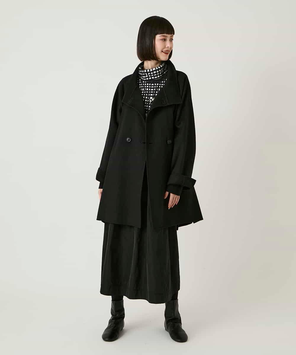 RBFAE55290 HIROKO BIS(ヒロコ ビス) チェックアクセントタートルネックニット ブラック