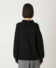 RBFAE57390 HIROKO BIS(ヒロコ ビス) ペースリー刺繍ニットプルオーバー ブラック