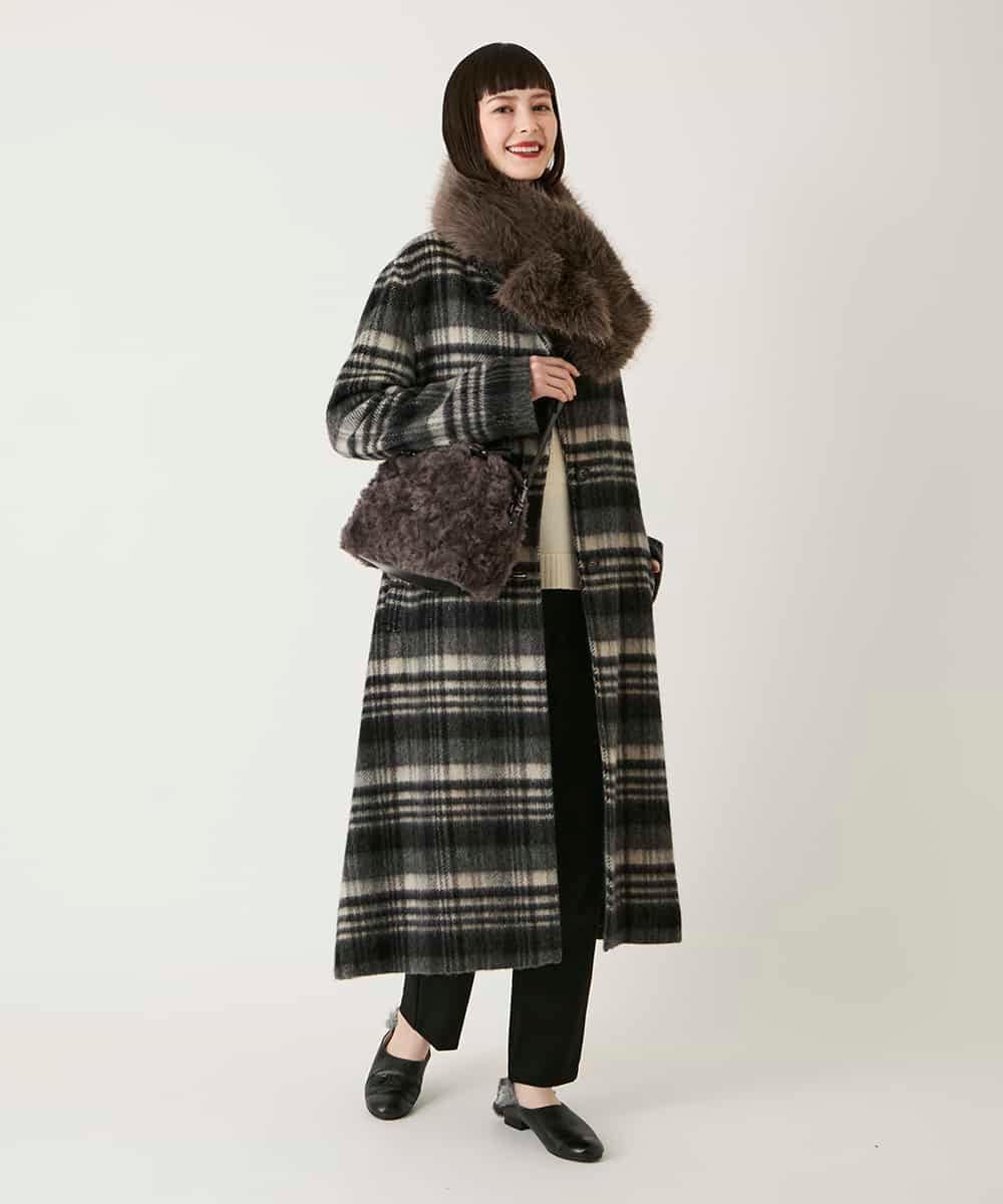 RBFAE57390 HIROKO BIS(ヒロコ ビス) ペースリー刺繍ニットプルオーバー ブラック