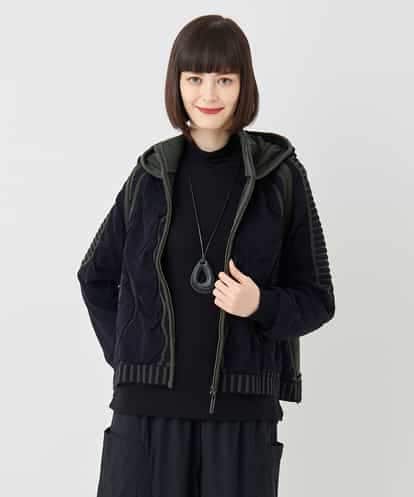 RBFAF01360 HIROKO BIS 【数量限定予約販売中】ジャカードニットブルゾン
