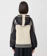 RBFAF01360 HIROKO BIS(ヒロコ ビス) 【数量限定予約販売中】ジャカードニットブルゾン ベージュ