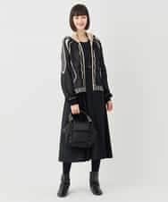 RBFAF01360 HIROKO BIS(ヒロコ ビス) 【数量限定予約販売中】ジャカードニットブルゾン ベージュ