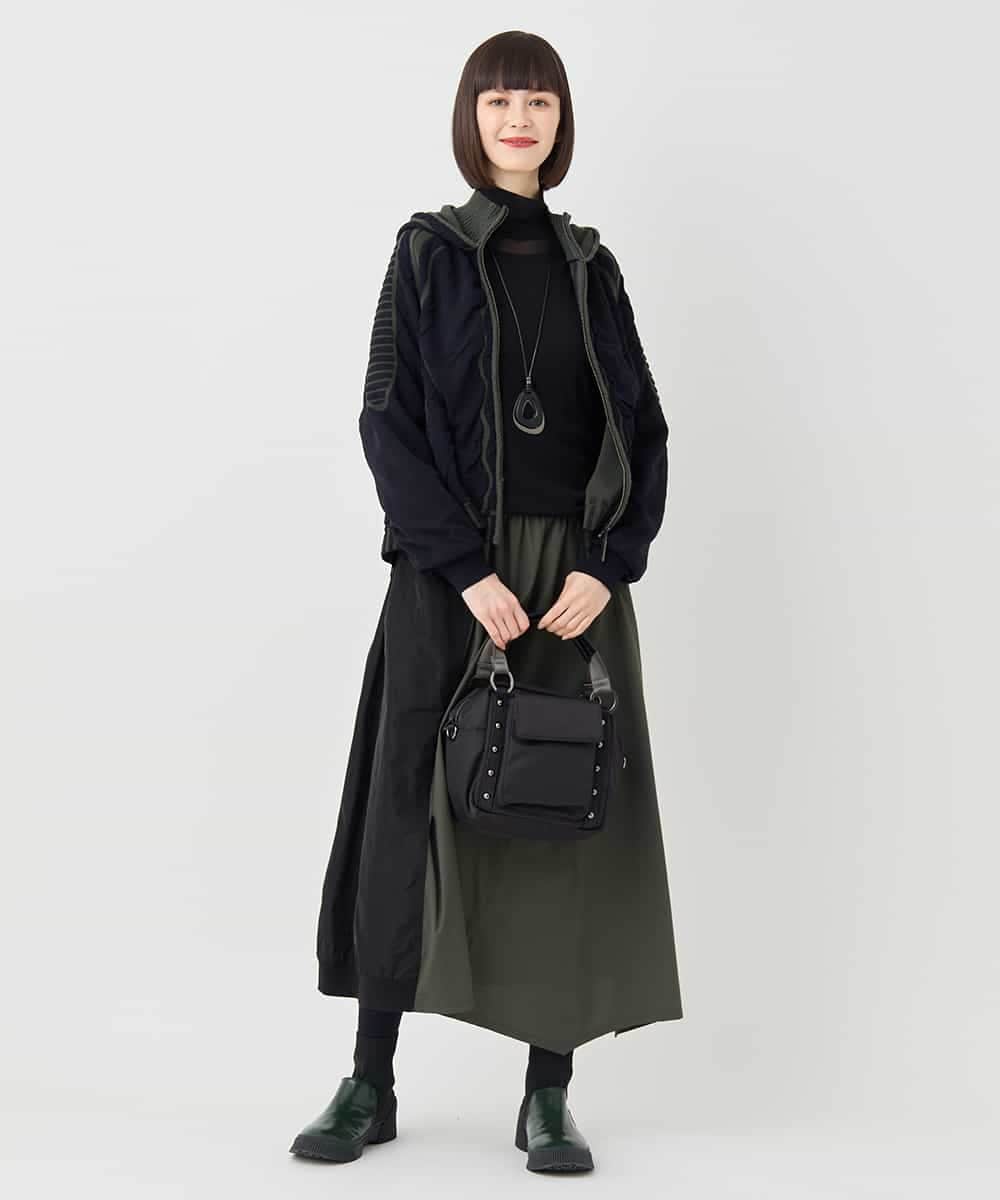 RBFAF01360 HIROKO BIS(ヒロコ ビス) 【数量限定予約販売中】ジャカードニットブルゾン ベージュ