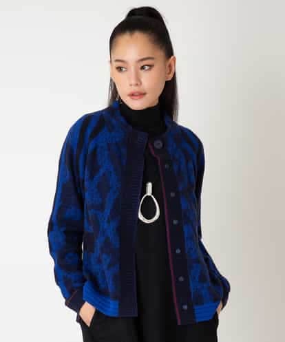 RBFAF60390  ロゴジャカードニットカーディガン