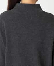 RBFAF66260 HIROKO BIS(ヒロコ ビス) 幾何柄モチーフスパンコールニットプルオーバー グレー