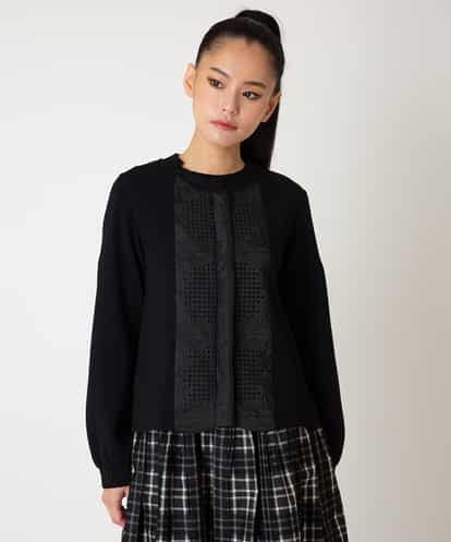 RBFAF70430  レースドッキングニットカーディガン