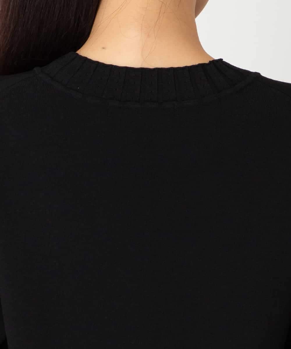 RBFAF71390 HIROKO BIS(ヒロコ ビス) レースドッキングニットプルオーバー ブラック