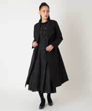 RBFAF71390 HIROKO BIS(ヒロコ ビス) レースドッキングニットプルオーバー ブラック