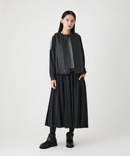 RBFAG36290 HIROKO BIS(ヒロコ ビス) ストライプジャカードニットプルオーバー ダークグレー