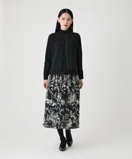 RBFAG42360 HIROKO BIS(ヒロコ ビス) カットモチーフウールニットプルオーバー アイボリー