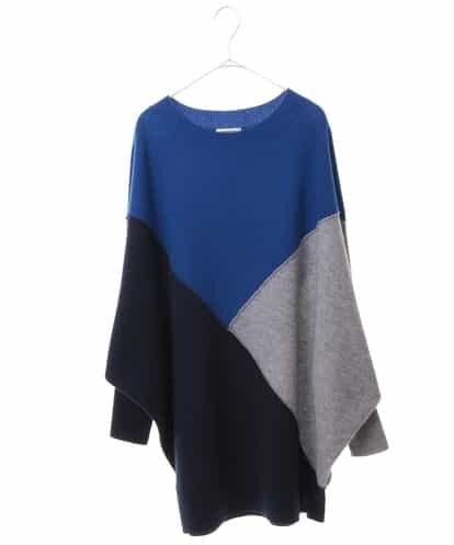 RBFAN40290 HIROKO BIS 【WEB限定】配色ニットプルオーバー