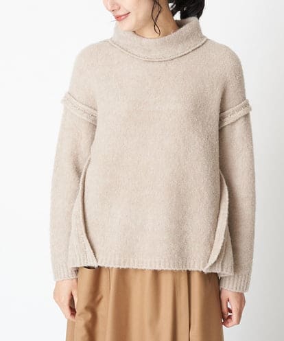 RBFAT28390 HIROKO BIS ステッチデザインニットプルオーバー