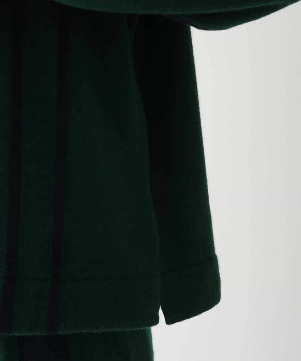 RBFAV02360 HIROKO BIS(ヒロコ ビス) アシンメトリーストライプニットプルオーバー グリーン