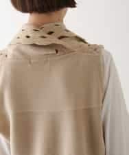 RBFAV05390 HIROKO BIS(ヒロコ ビス) 【2WAY】ストレッチウールアイレットベスト ベージュ