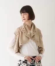 RBFAV05390 HIROKO BIS(ヒロコ ビス) 【2WAY】ストレッチウールアイレットベスト ベージュ