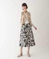 RBFAV05390 HIROKO BIS(ヒロコ ビス) 【2WAY】ストレッチウールアイレットベスト ベージュ