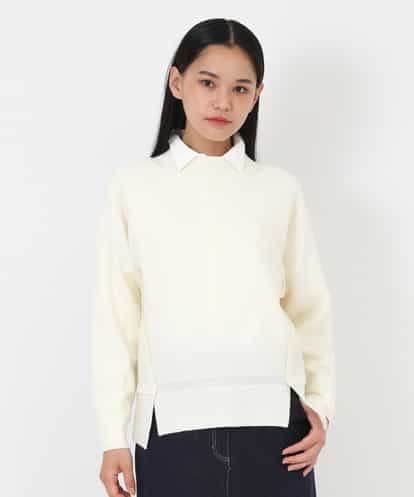 RBFAW20330 HIROKO BIS ウールスムースジョイントニットプルオーバー