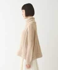 RBFAX10330 HIROKO BIS(ヒロコ ビス) ヘアリーウールニットプルオーバー ベージュ