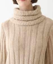 RBFAX10330 HIROKO BIS(ヒロコ ビス) ヘアリーウールニットプルオーバー ベージュ