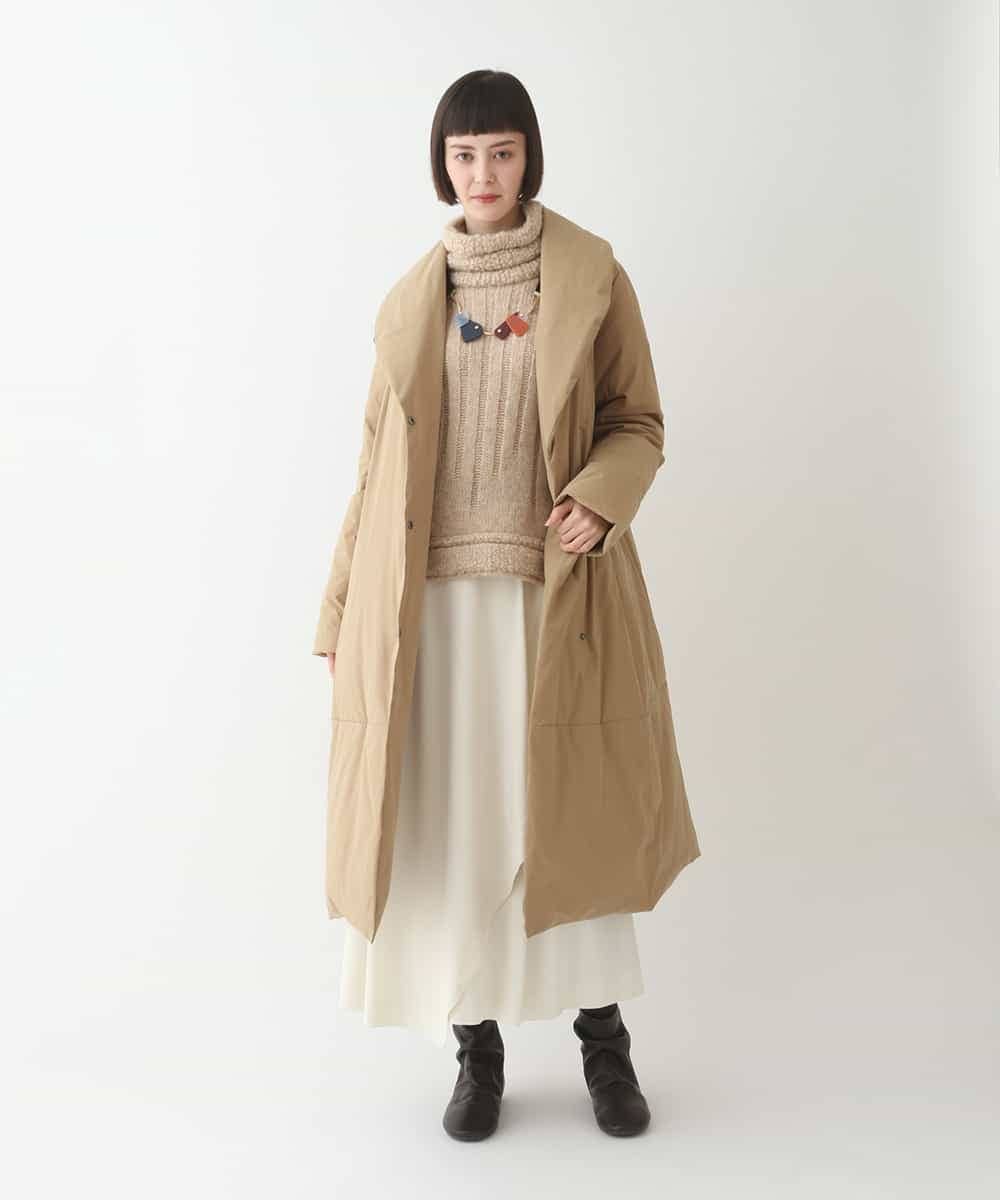 RBFAX10330 HIROKO BIS(ヒロコ ビス) ヘアリーウールニットプルオーバー ベージュ