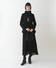 RBFAX10330 HIROKO BIS(ヒロコ ビス) ヘアリーウールニットプルオーバー ベージュ