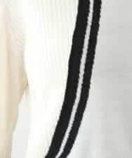 RBFAX16330 HIROKO BIS(ヒロコ ビス) フェザーヤーンジャカードニットプルオーバー ブラック