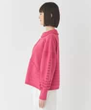 RBFCE86330 HIROKO BIS(ヒロコ ビス) バルキーニットデザインプルオーバー ピンク